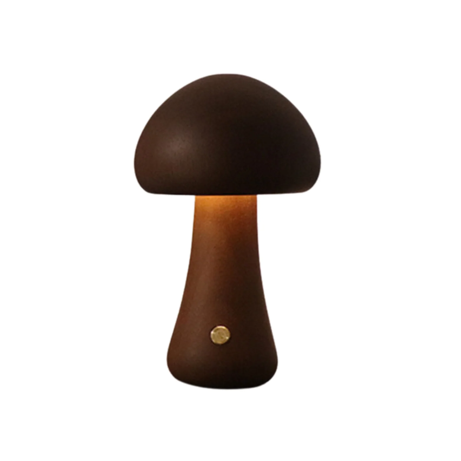 Holz Vintage Pilz Tischlampe - Image 16