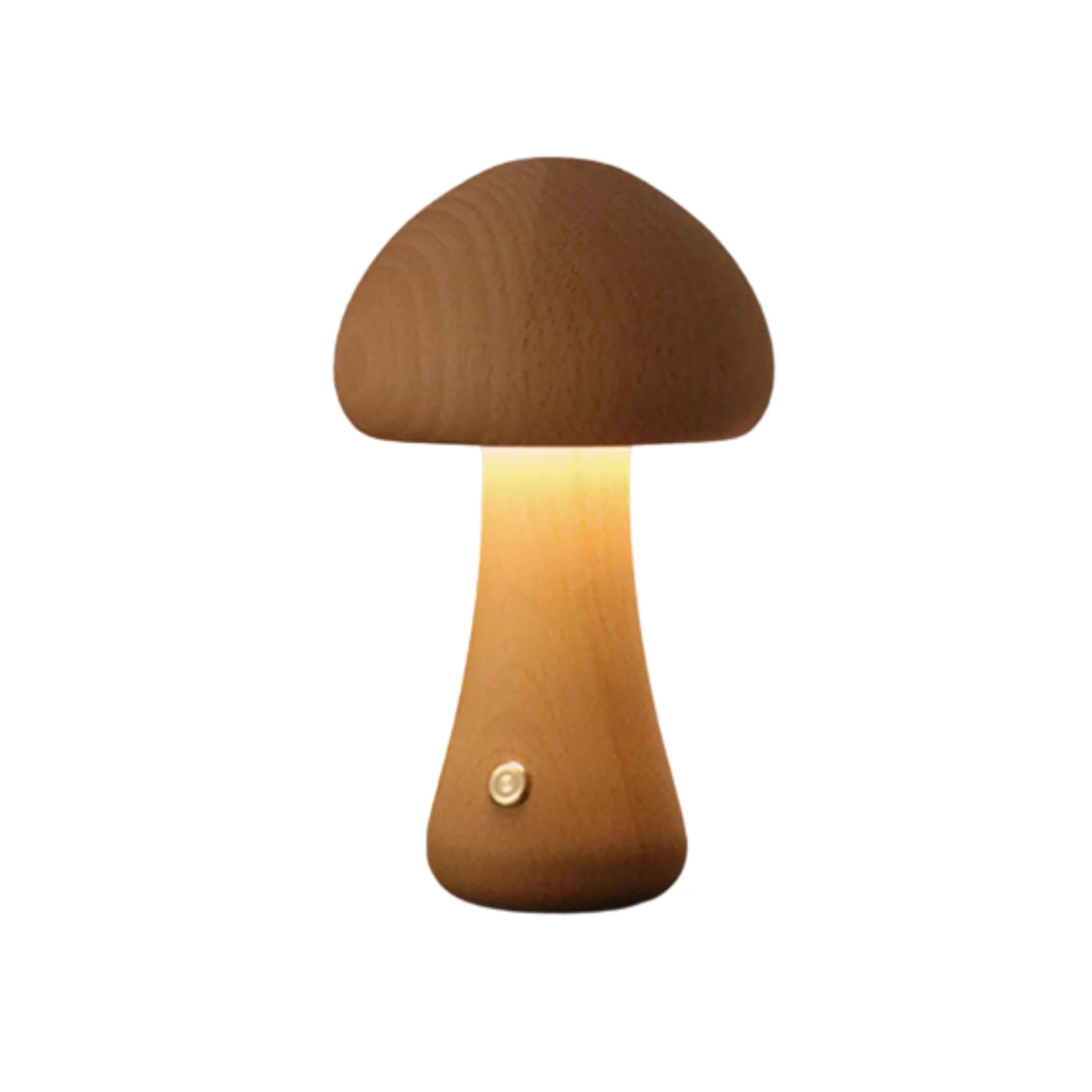 Holz Vintage Pilz Tischlampe - Image 20