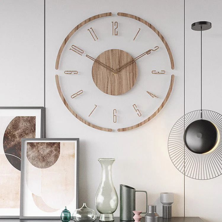 Zeitlos elegante Holz-Wanduhr - Image 7